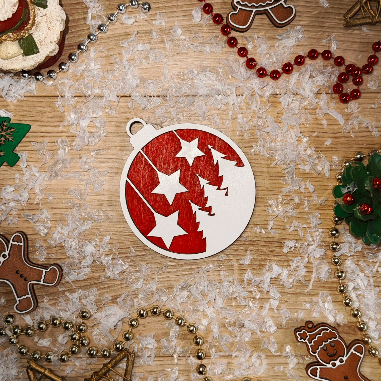 Köralakú Karácsonyfa díszek (15 változat)