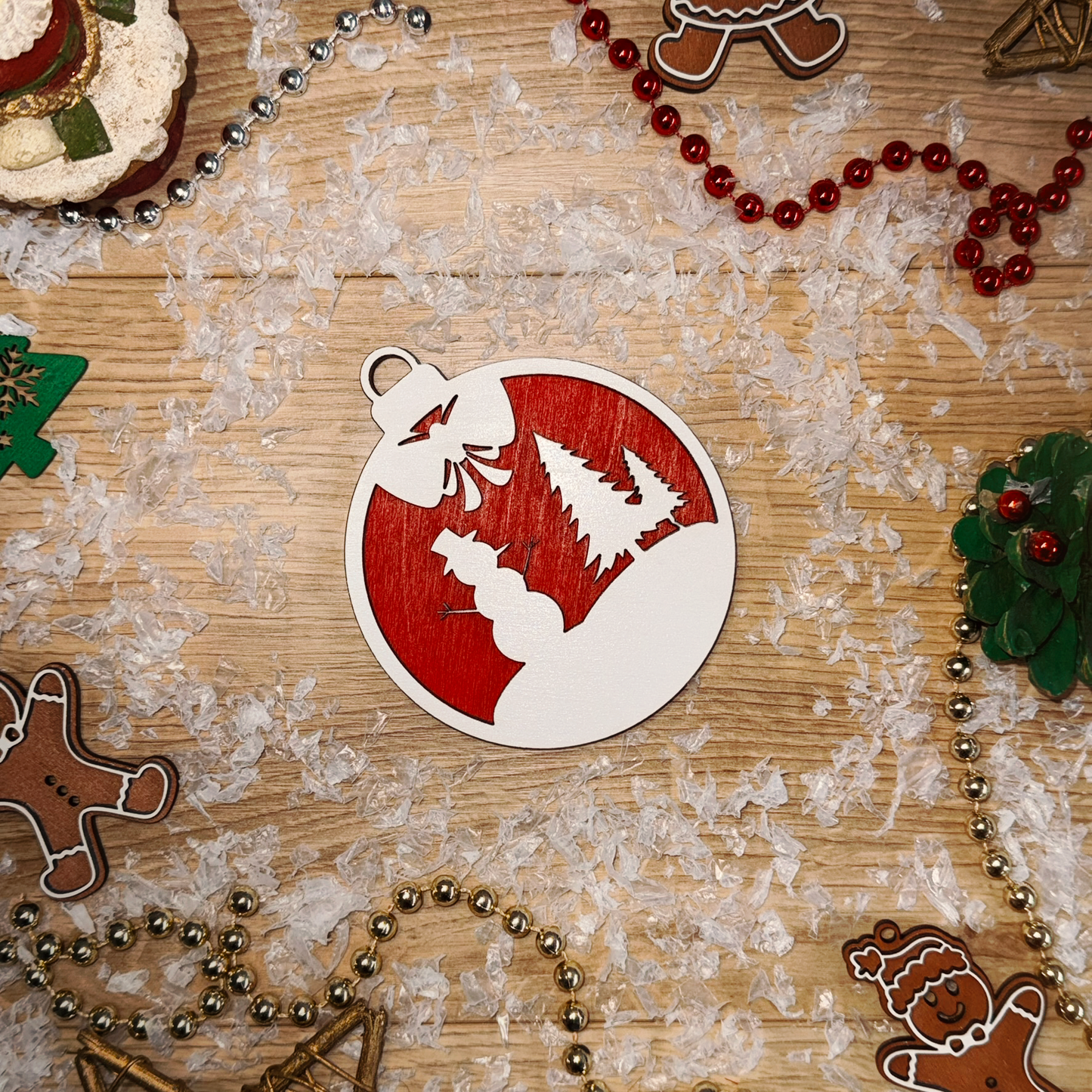 Köralakú Karácsonyfa díszek (15 változat)