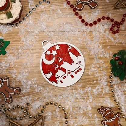 Köralakú Karácsonyfa díszek (15 változat)