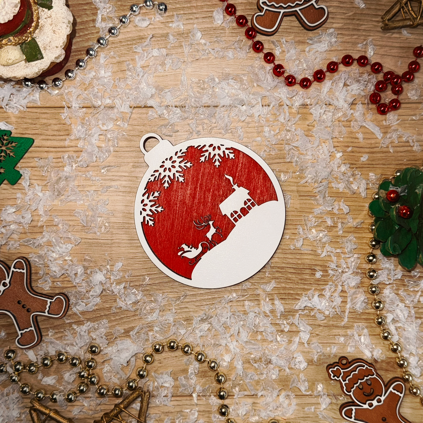 Köralakú Karácsonyfa díszek (15 változat)