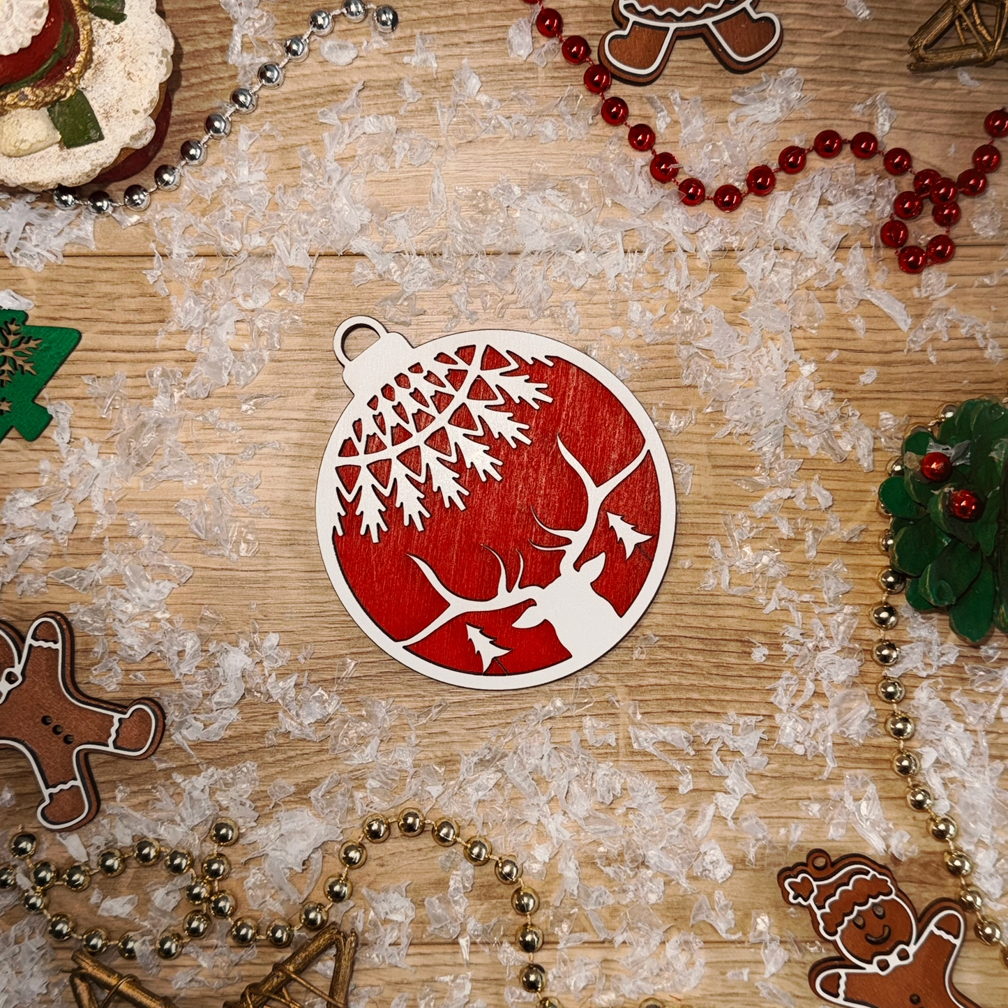 Köralakú Karácsonyfa díszek (15 változat)