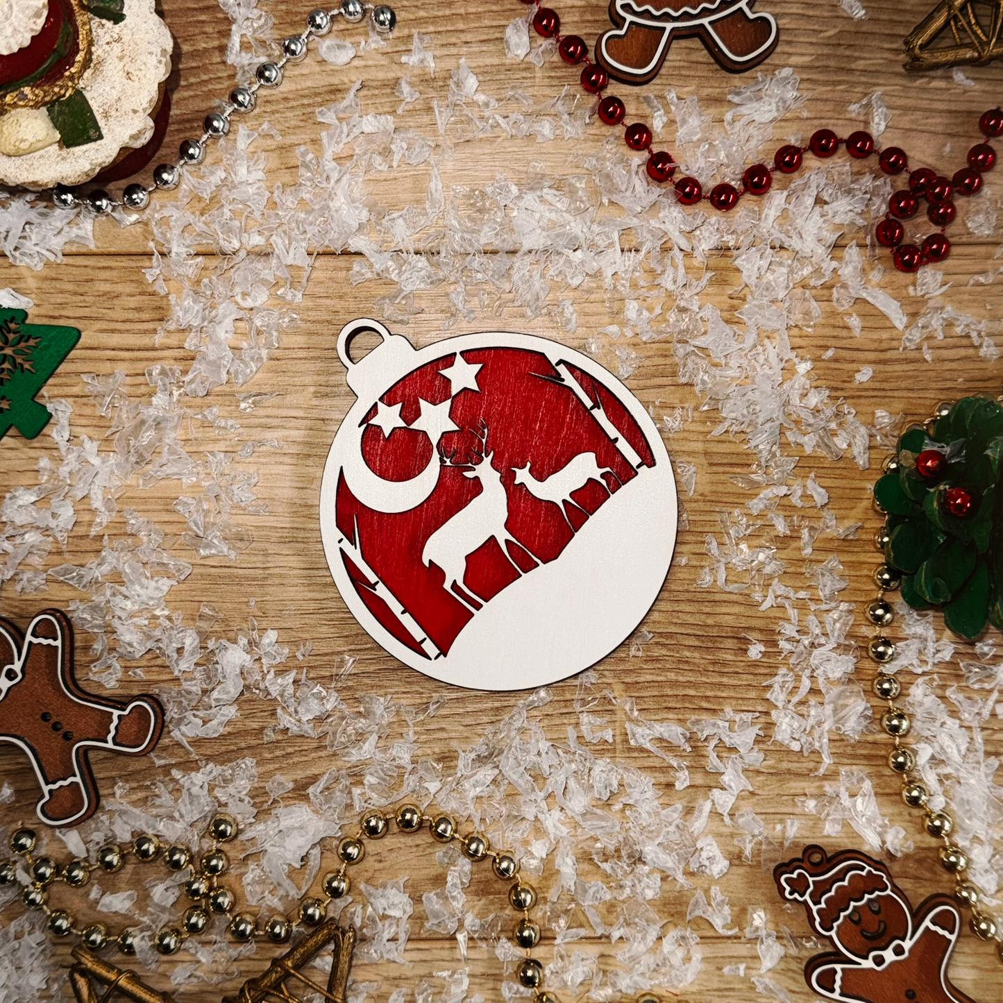 Köralakú Karácsonyfa díszek (15 változat)